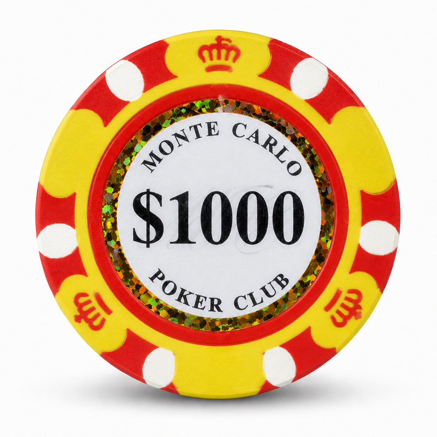 Monte Carlo 1000 denomination poker chip