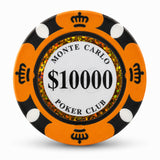 Monte Carlo 500pc Poker Chip Set | 14g Chips, Aluminium Case