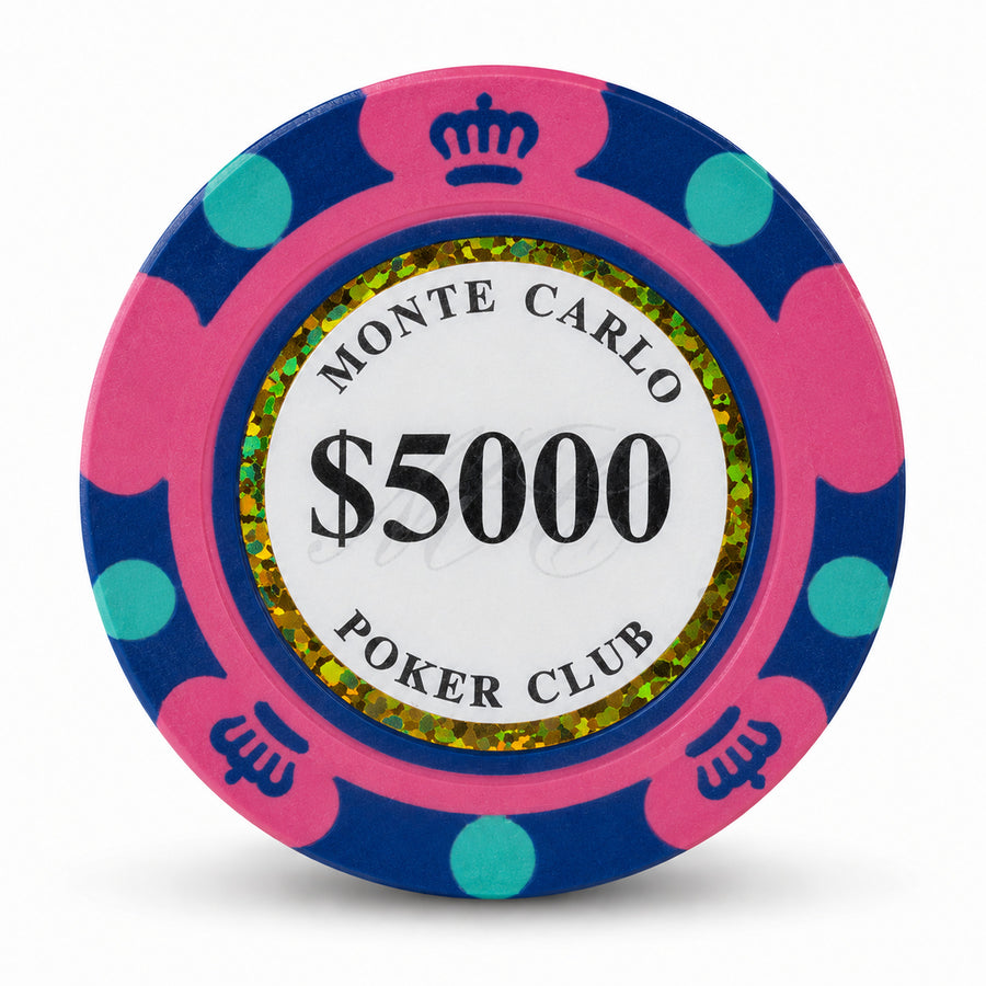 Monte Carlo 5000 denomination poker chip